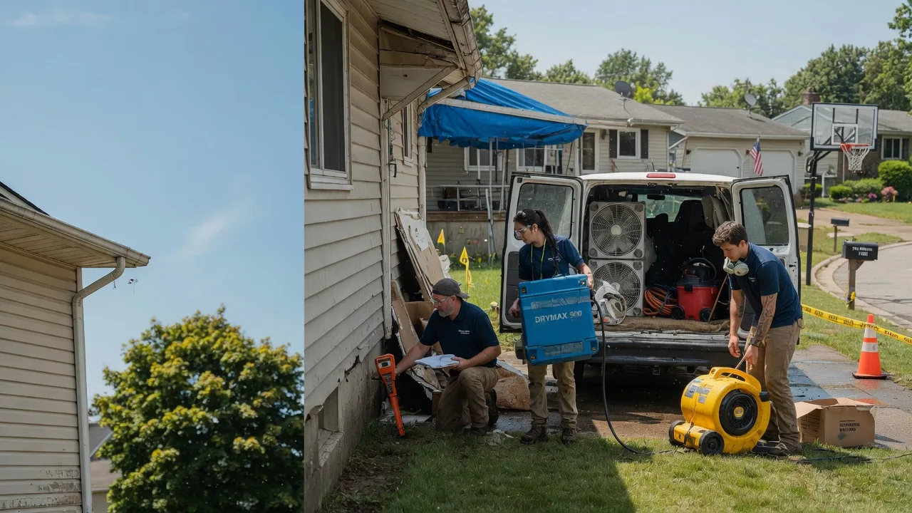 Ceiling Leak Cleanup in Oxford, OH near me