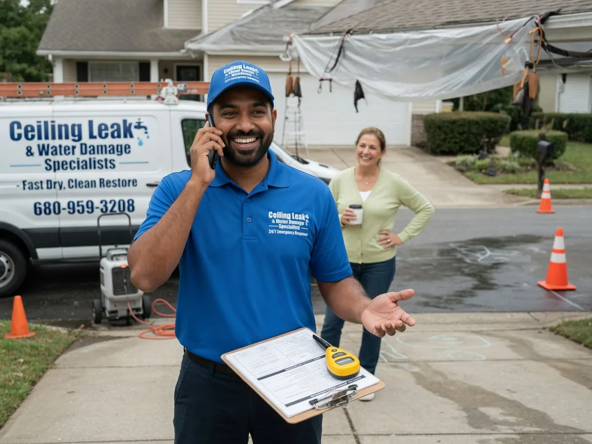 Ceiling Leak Cleanup Oxford, OH FAQs